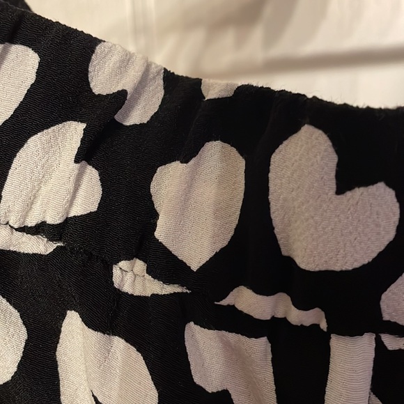 Kate Spade Dancing Hearts pull on drawstring jogger pants XS size 0 - Picture 8 of 8